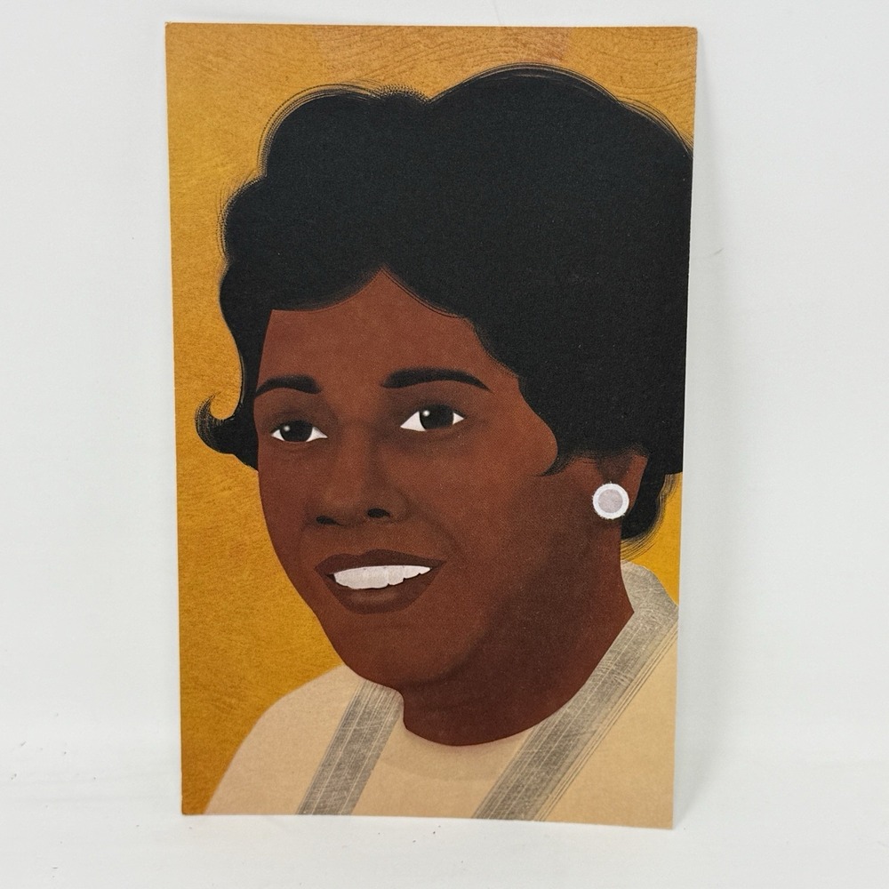 Postcard Barbara Jordan - Brave Black First --- UNPOSTED  Smithsonian 2020